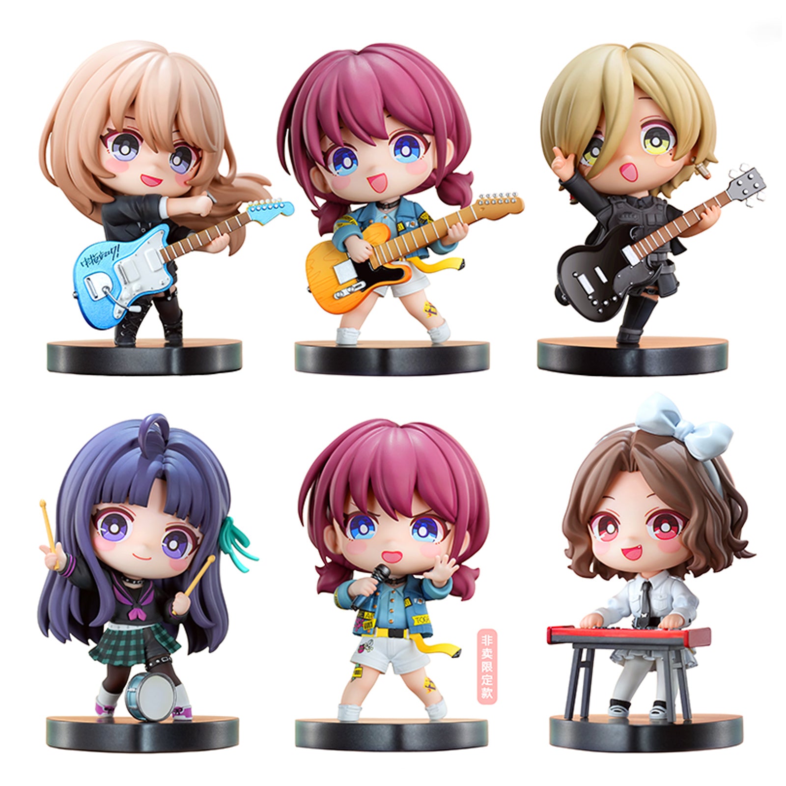 GIRLS BAND CRY -Q VERSION FIGURINES