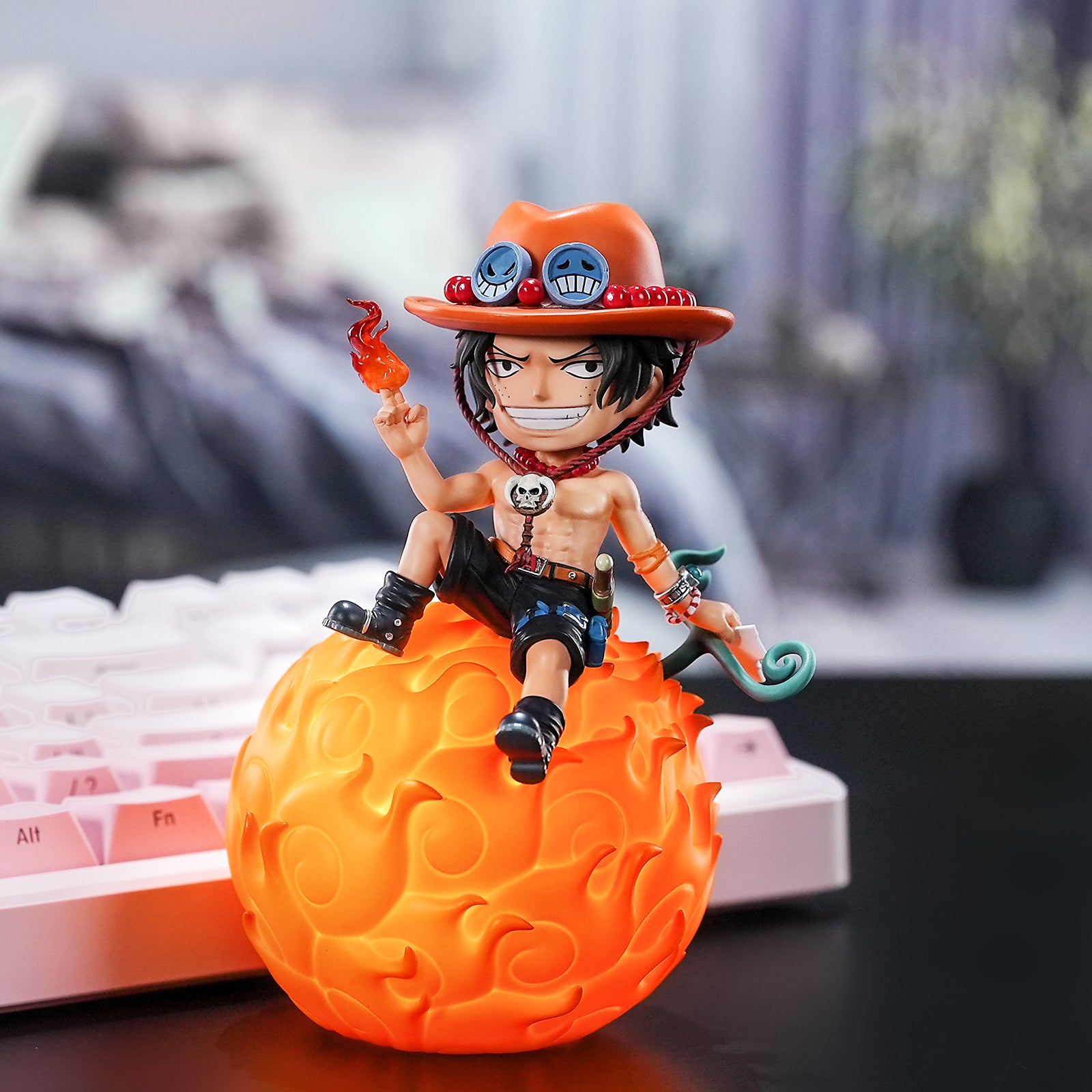 Happy life-Officially Licensed One Piece Devil Fruit Series  Voice-Activated Night Lamp