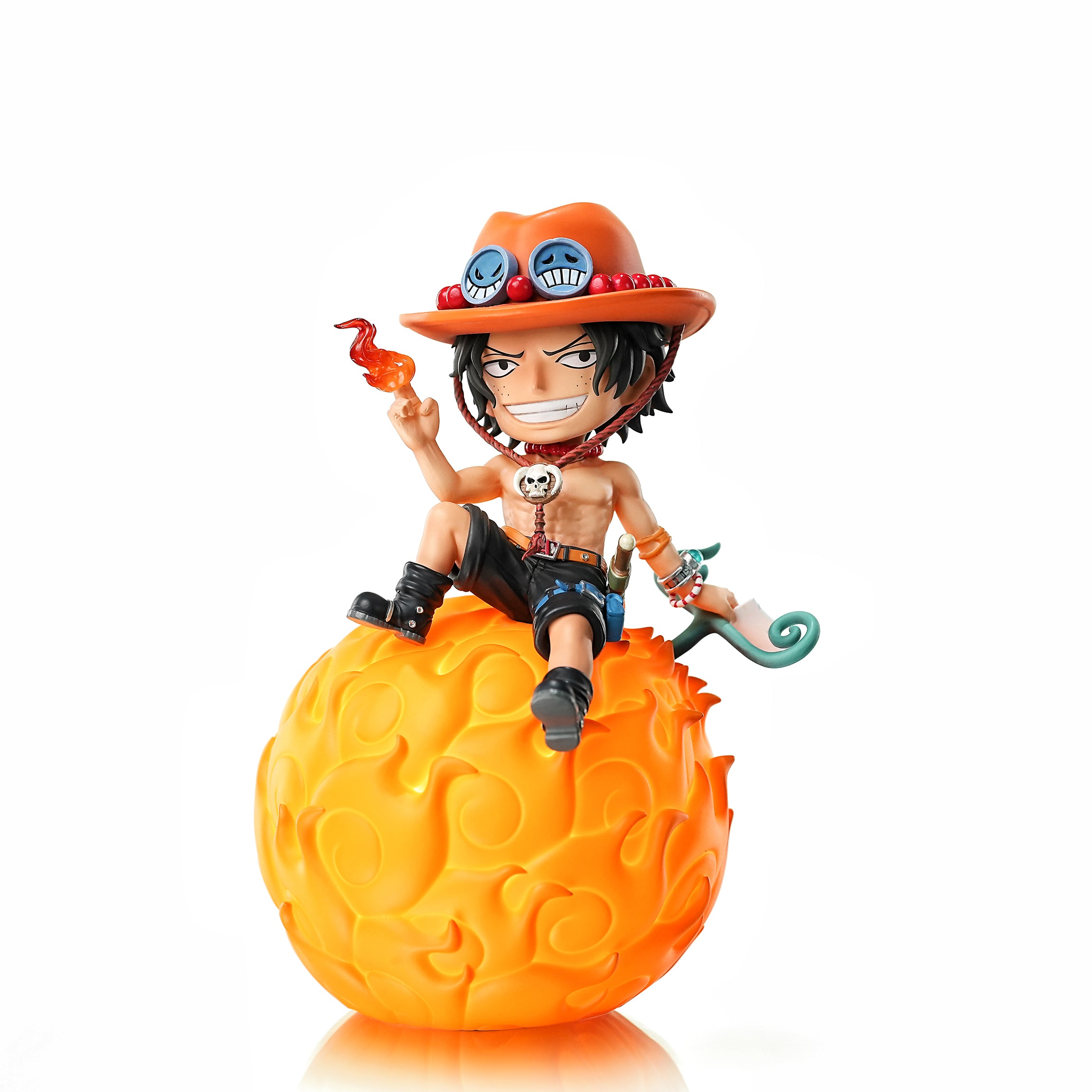 Happy Life One Piece Devil Fruit voice-activated night light front view – anime-inspired glowing decor lamp for fans of Luffy and One Piece.