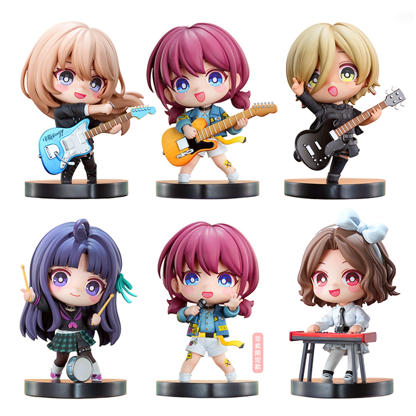 GIRLS BAND CRY -Q VERSION FIGURINES