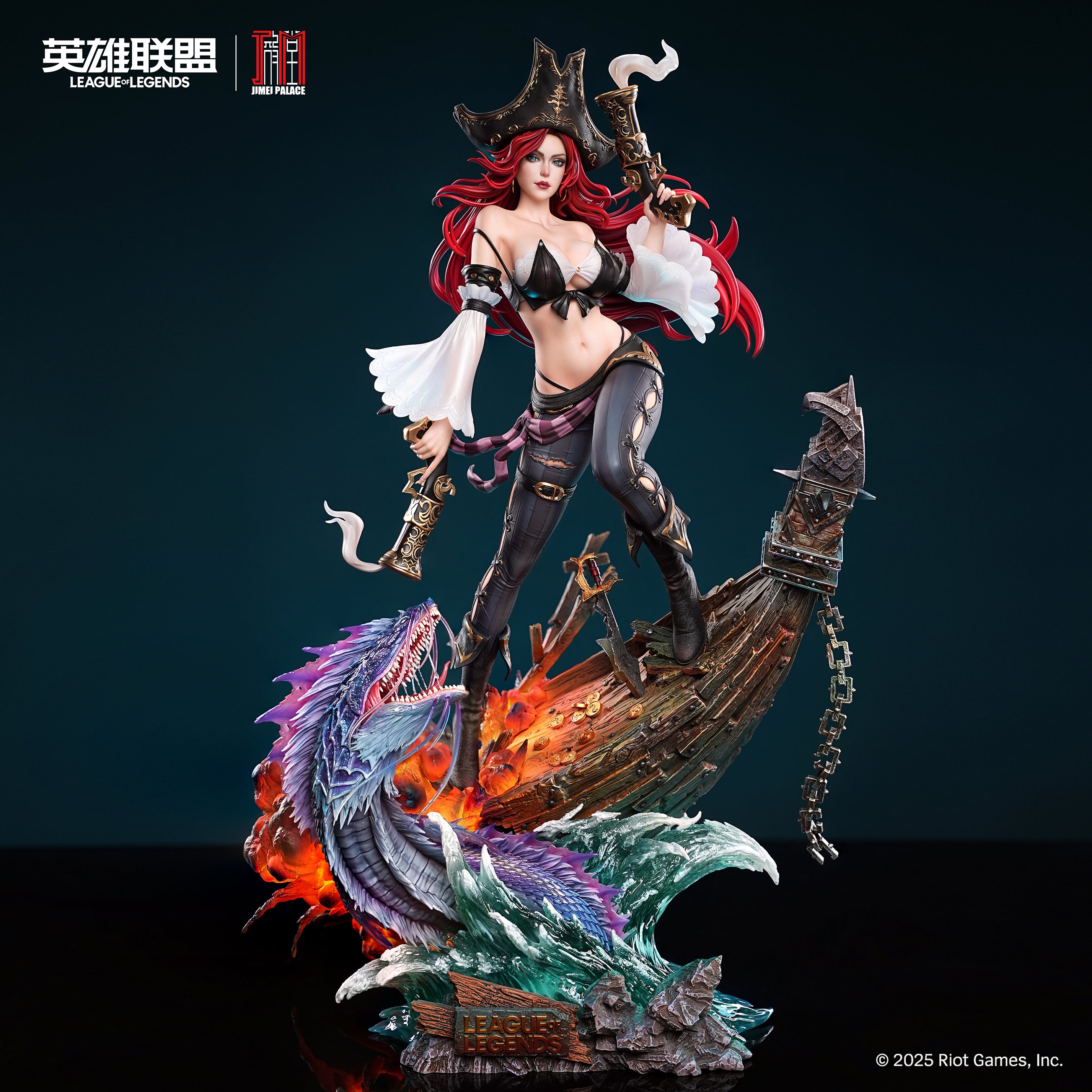 Official Licensed 《LEAGUE OF LEGENDS》The Bounty Hunter Miss Fortune Limited-Edition Statue Pre-order Opening!!