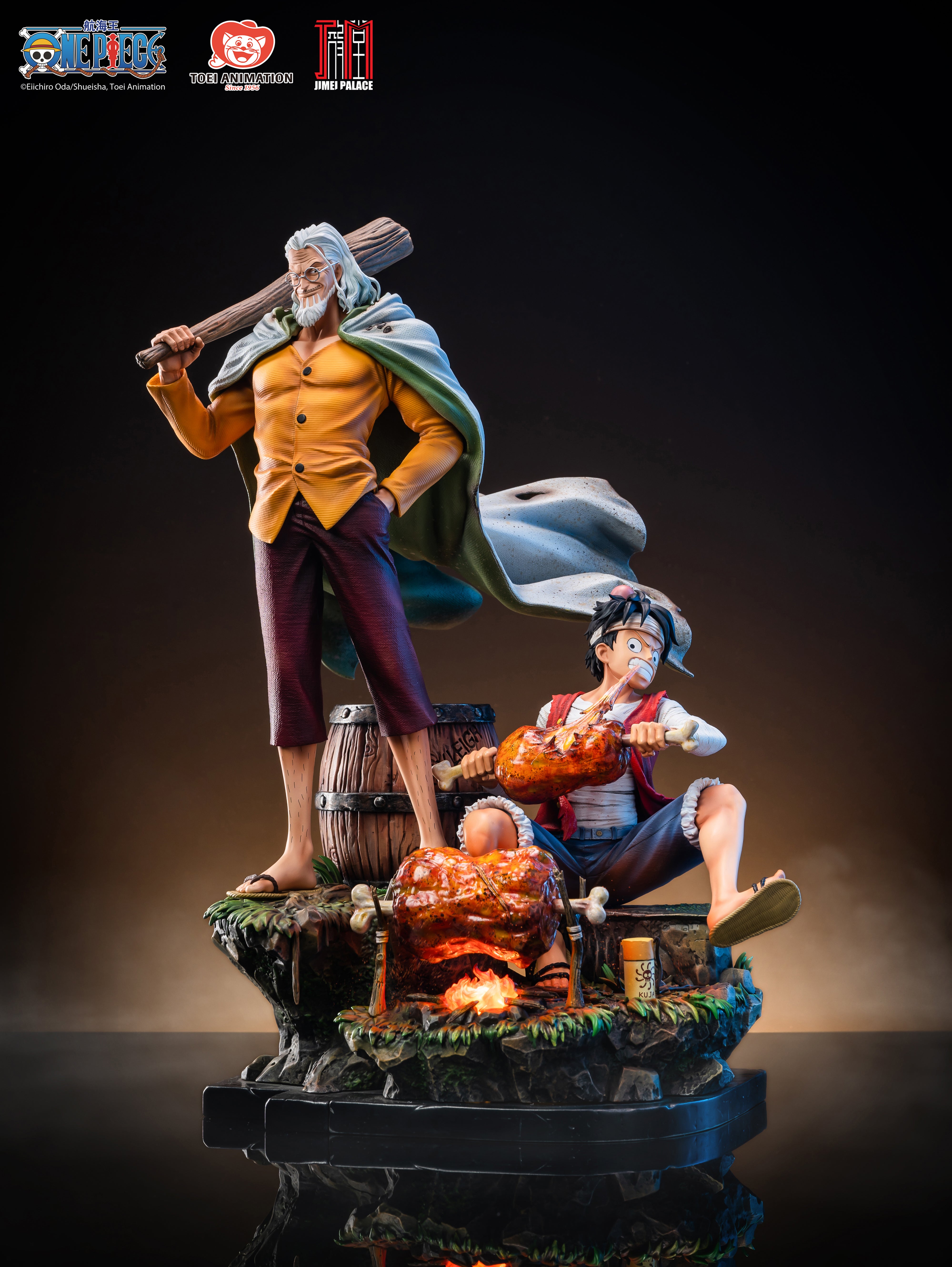 In Stock-JIMEI PALACE- Luffy & Rayleigh Limited Edition Statue-Authorized