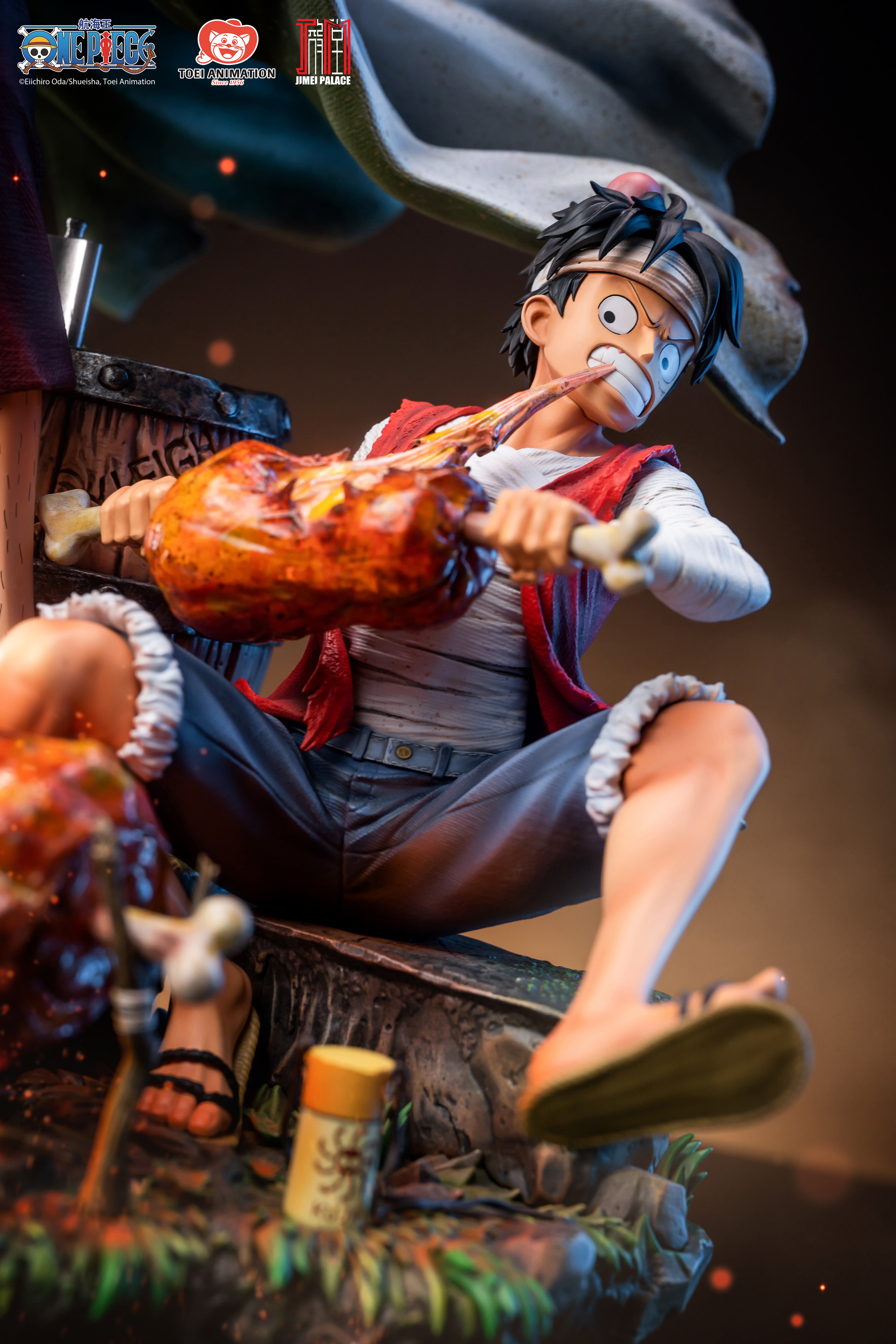 In Stock-JIMEI PALACE- Luffy & Rayleigh Limited Edition Statue-Authorized