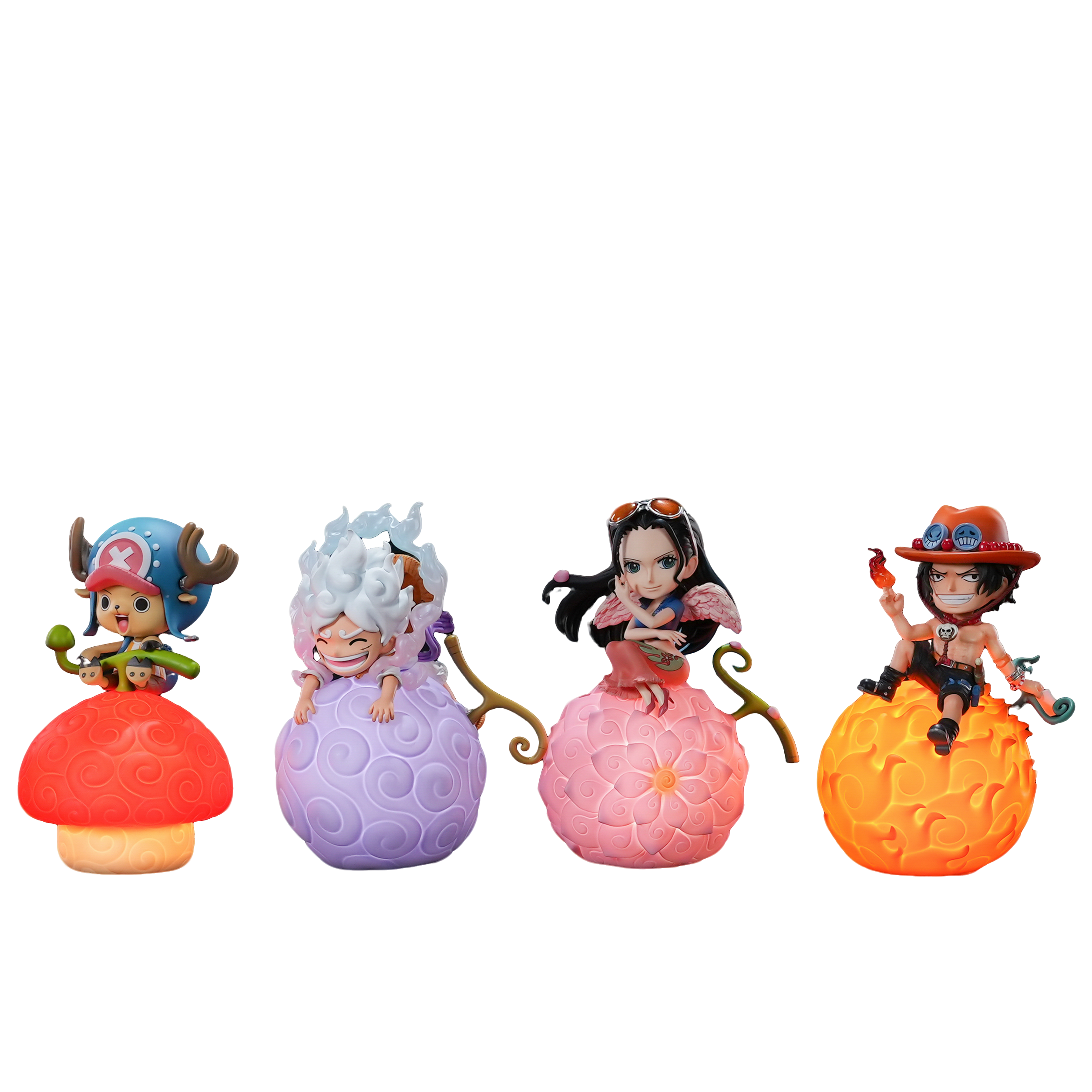 Happy Life One Piece Devil Fruit Night Light with Voice Control Switch, Brightness Adjustment, Limited Edition One Piece Anime Figure | Officially Licensed Genuine Product